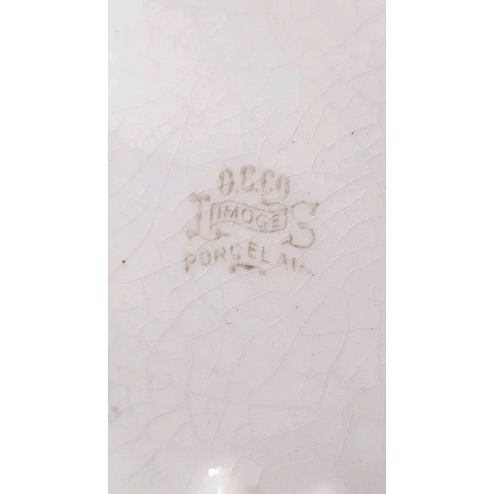 Antique Ohio China Company Limoges Porcelain Serving Dish Centerpiece Vintage - Picture 6 of 11